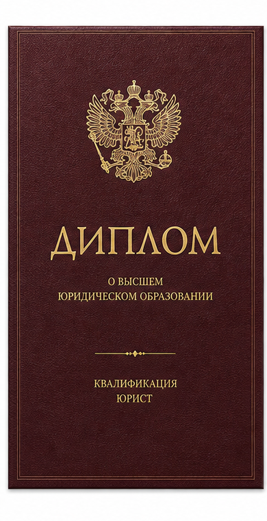 Диплом о высшем юридическом образовании